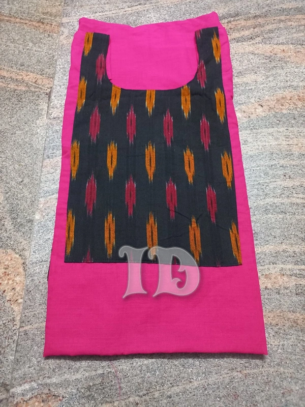 1118/South Cotton Pink Kurti  - XL
