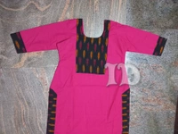 1118/South Cotton Pink Kurti  - XL