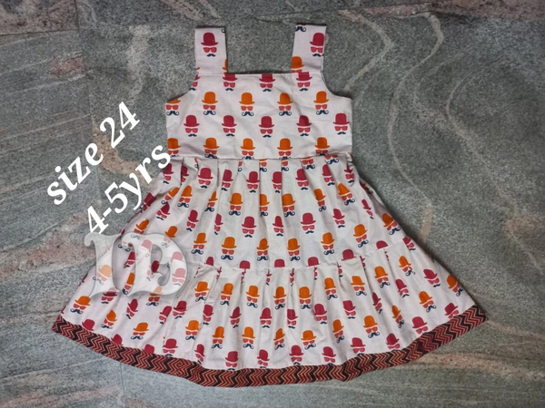 1121/ Soft Cotton Frock  - 4yr