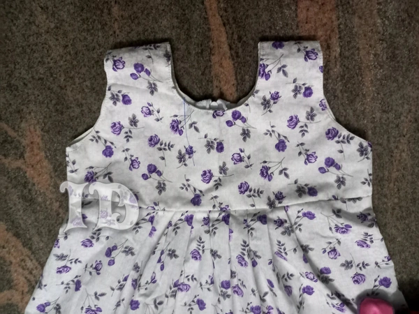 1130/soft Cotton Baby Frock  - 1yr