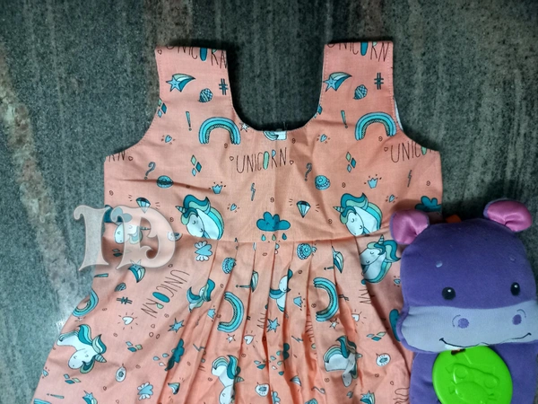 1131/soft Cotton Baby Frocks  - 1yr