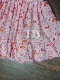 1135/soft Cotton Kitty Frock - 3yr