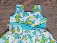 1138/soft Cotton Butterfly Frock -  5yr