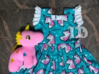 1153/Unicorn Frock - 2yr