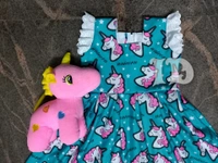 1153/Unicorn Frock - 2yr