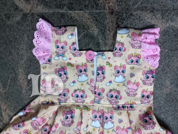 1154/kitty Frock  - 4yr