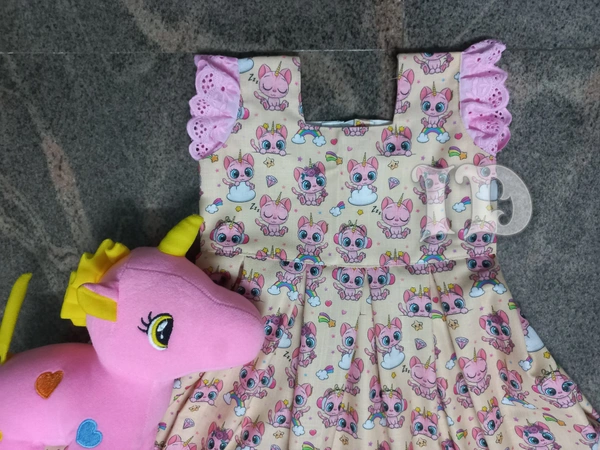 1154/kitty Frock  - 1yr