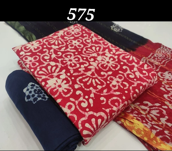 1157/batik Salwar Pink And Navyblue 