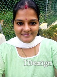 1166/plain Kantha Kurti - Mustard