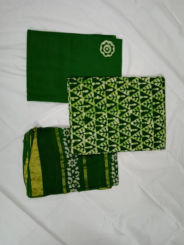 1173/batik Salwar Sets - green