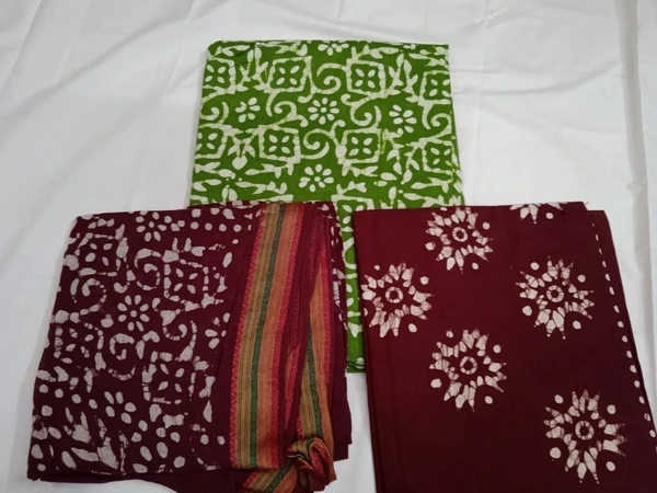 1173/batik Salwar Sets - Maroon