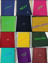 1077/ Plain Cotton Salwar Pants - red