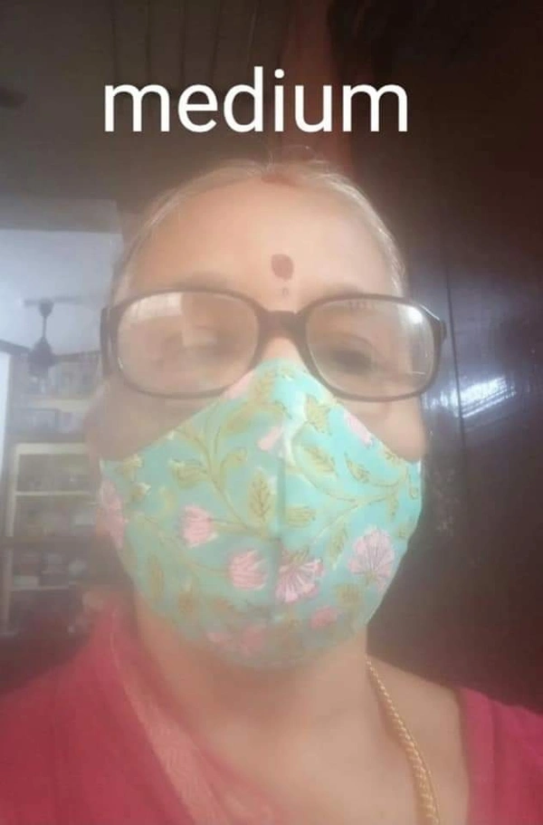 1181/cotton face Mask  - Medium