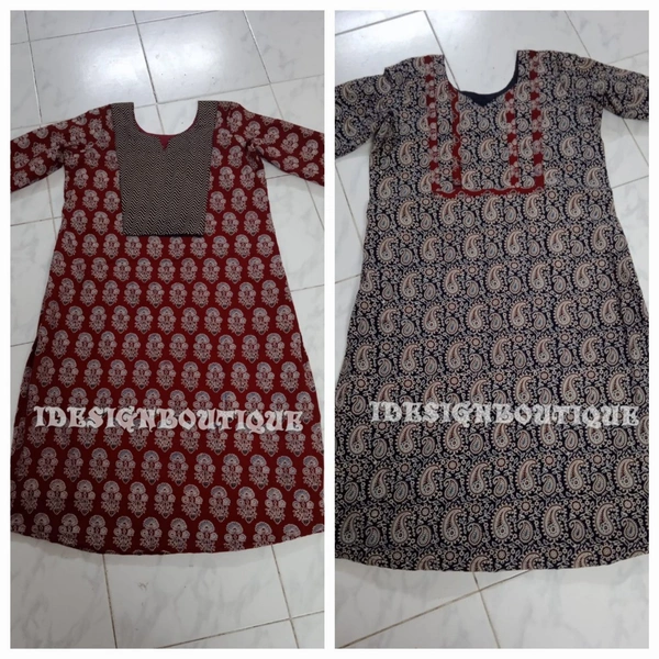 1191/ajrakh Kurti - 4xl
