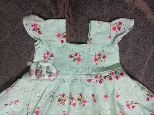 1195/green Hakoba Frock - 9mns
