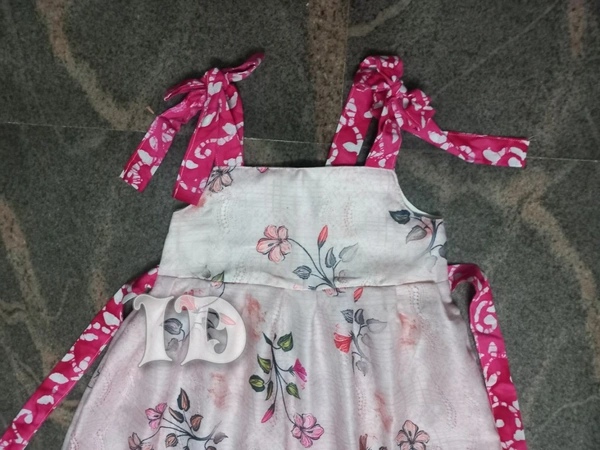 1198/Glace Cotton Frock - 3yr