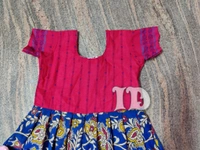 1201/kalamkari Full Frock - 7yr