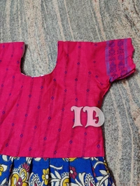 1201/kalamkari Full Frock - 7yr