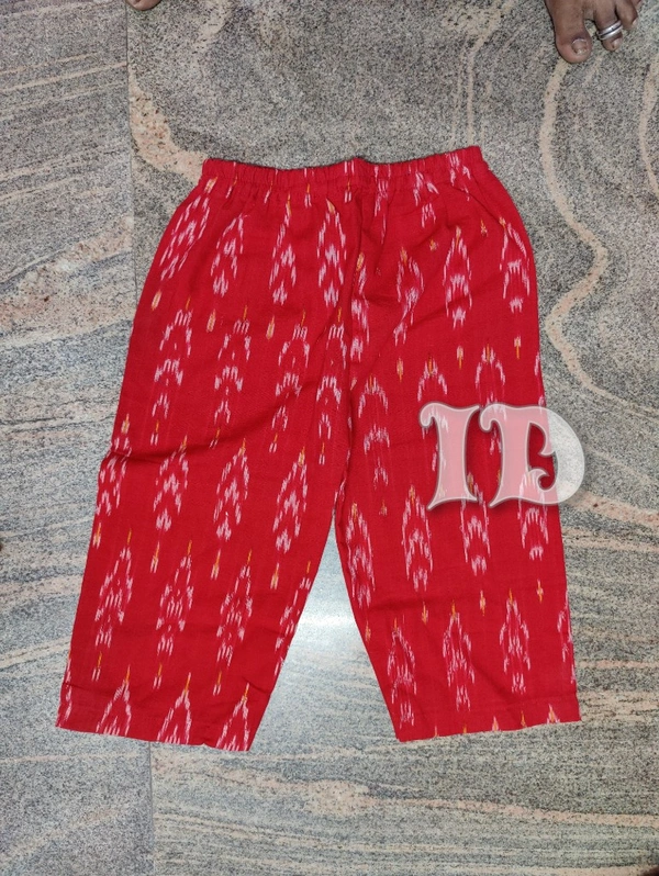 1208/red Ikkat Pant Top - 8yr