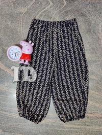 1209/black Harem Pant Top - 7yr