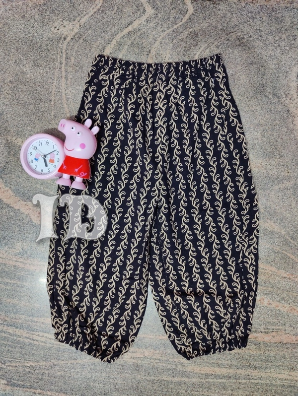 1209/black Harem Pant Top - 7yr