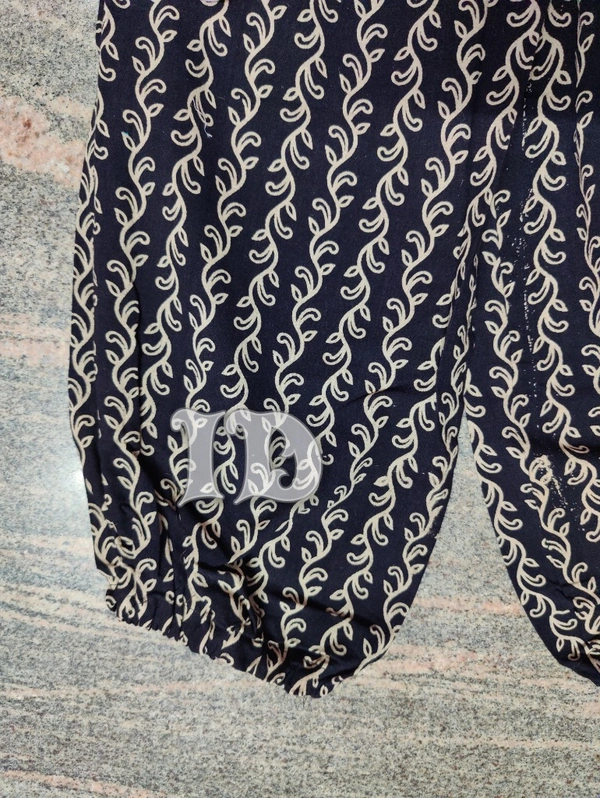 1209/black Harem Pant Top - 7yr