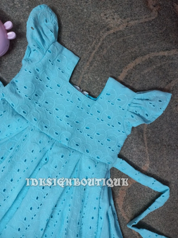 1210/hakoba Blue Frock - 1yr, blue