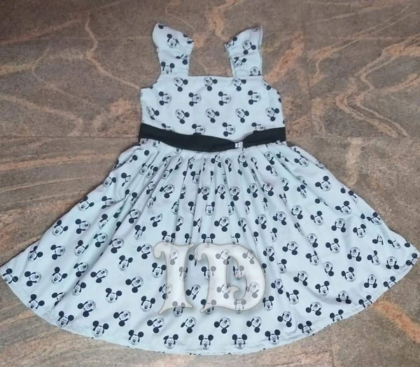1214/mickey Export Frock  - 9m