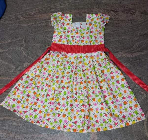 1220/popsicle Frock - 4yr