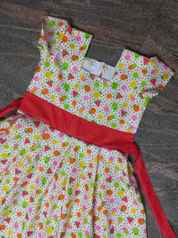 1220/popsicle Frock - 4yr