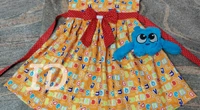 1222/ Orange Frock  - 3yr