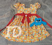 1222/ Orange Frock  - 3yr