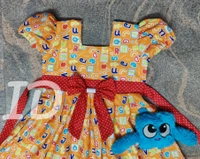 1222/ Orange Frock  - 4yr