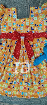 1222/ Orange Frock  - 5yr
