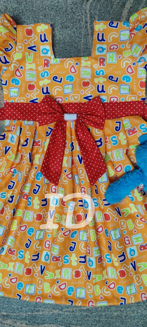 1222/ Orange Frock  - 5yr