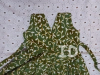 1230/green Batik Frock  - 2yr