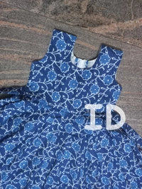 1235/indigo Frock - 2yr