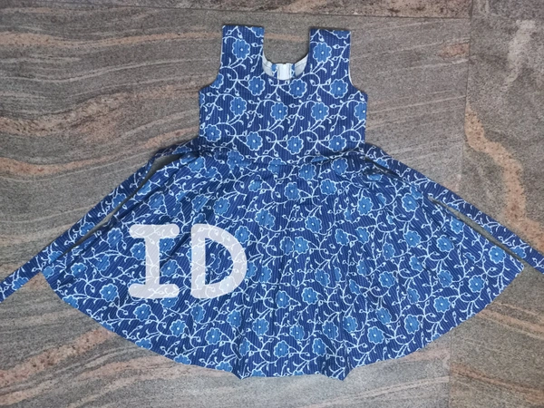 1235/indigo Frock - 5yr
