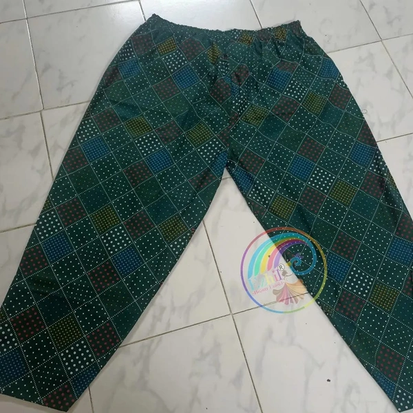 1236/cotton casual Pant  - dark green