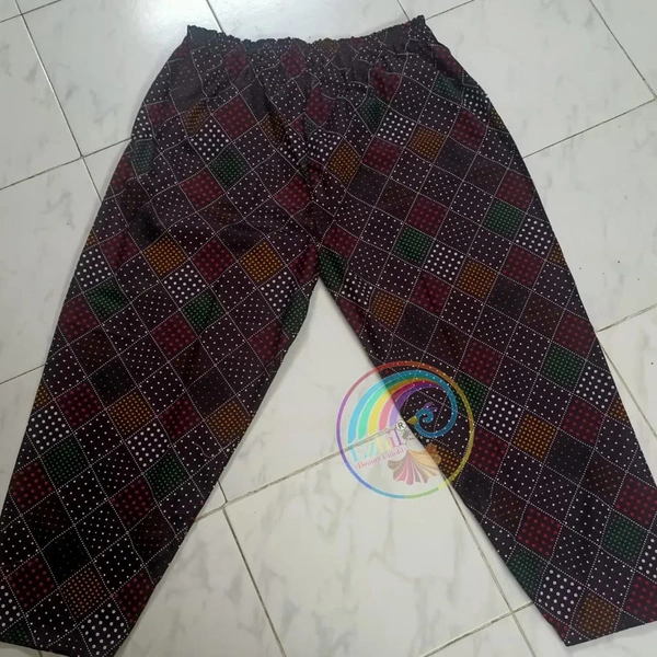1236/cotton casual Pant  - brown