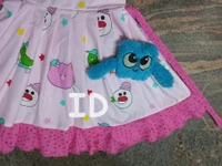 1240/pink Poplin Frock - 5yr