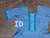 1246/blue Anarkali Kurti - Small, Pink