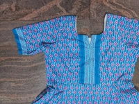 1246/blue Anarkali Kurti - Large, Pink