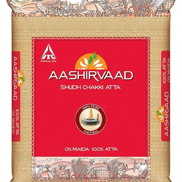 Aashirvaad Atta -Whole Wheat  - 10kg