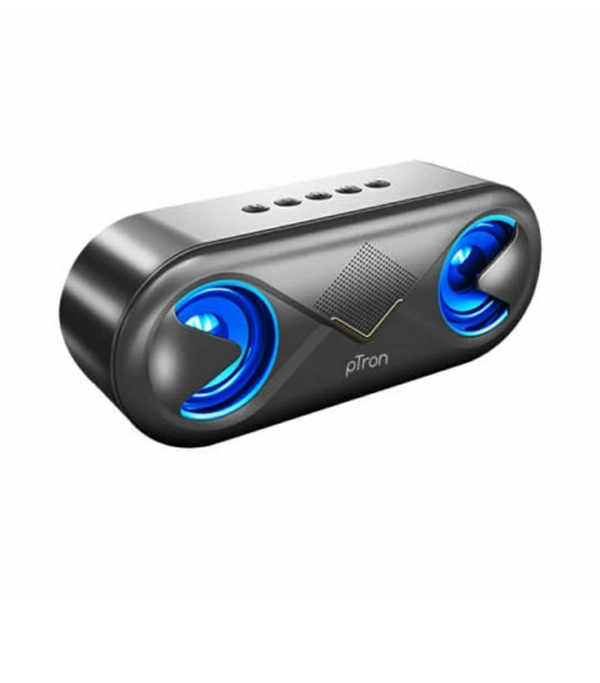 PTRON FUSION WIRELESS PORTABLE BLUETOOTH SPEAKER - black