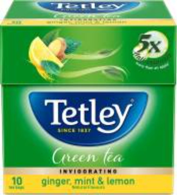 Tetley  Green Tea Bags (గ్రీన్ టీ బ్యాగ్స్ బాక్స్) - 10 Bags
