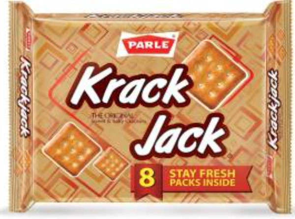 PARLE Krack Jack  Biscuits (క్రాక్ జాక్  బిస్కట్స్ ) - 200 gms