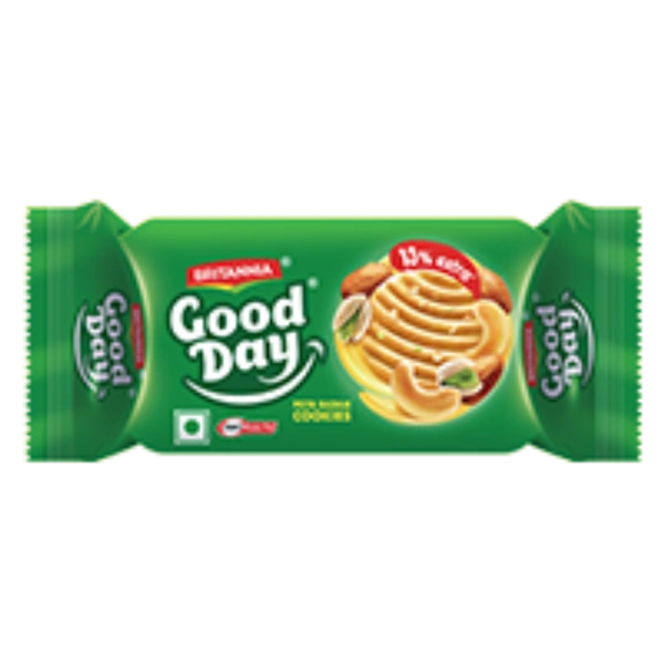 Britannia  Good day badham Biscuits(బ్రిటానియా గుడే పిస్తా బాదాం బిస్క్యూట్స్) - 20gms