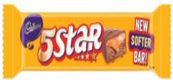 cadbury 5- star chocolate(5-స్టార్-చాక్లెట్) - 20g
