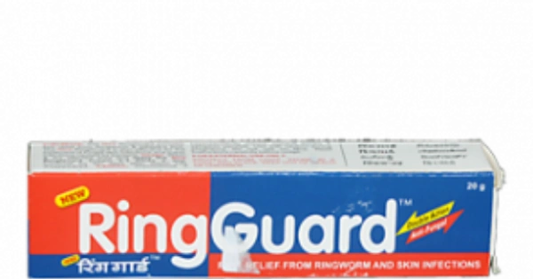 ring-guard రింగ్-గార్డ్-డబుల్-యాక్షన్-యాంటీ-ఫంగల్-క్రీమ్  - 20g